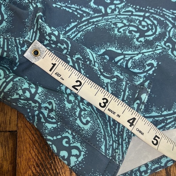 NWT Columbia Drainmaker Swim Board Shorts Aqua Windy Waters Print size 6 - Picture 16 of 16